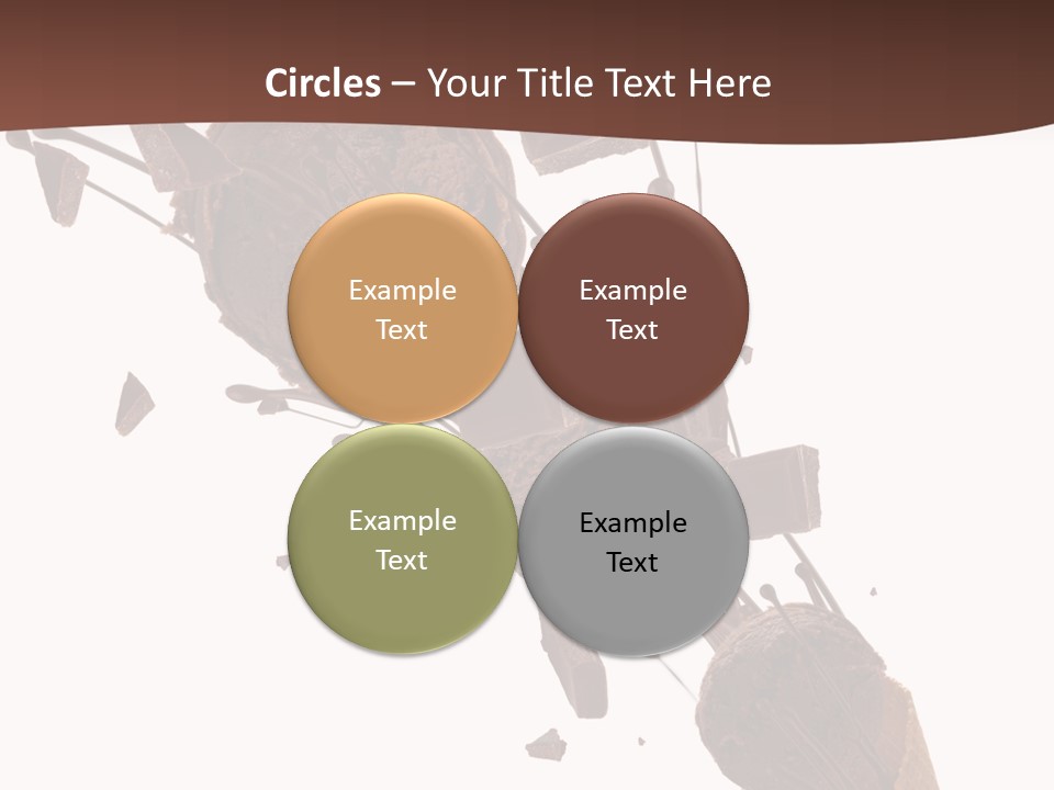 Scoop Tea Snack PowerPoint Template