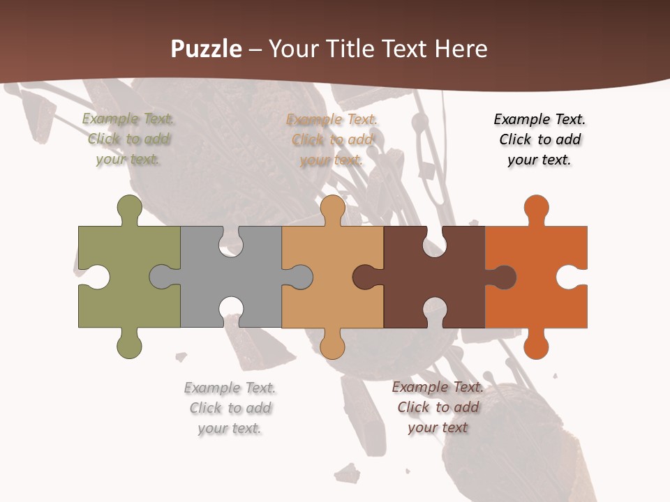 Scoop Tea Snack PowerPoint Template