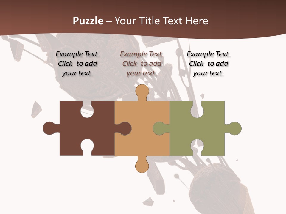 Scoop Tea Snack PowerPoint Template