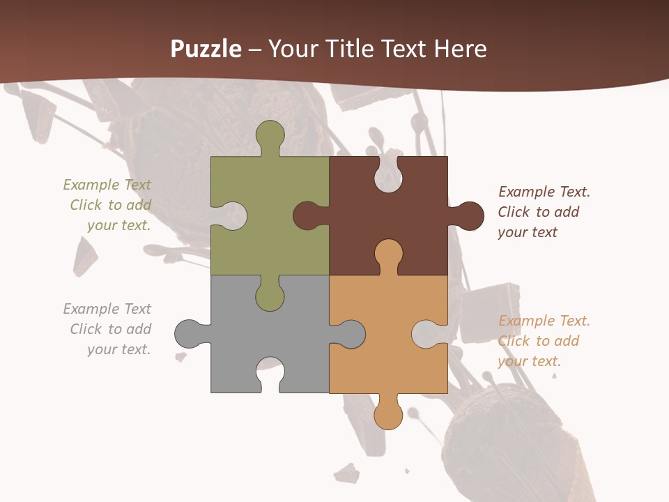 Scoop Tea Snack PowerPoint Template