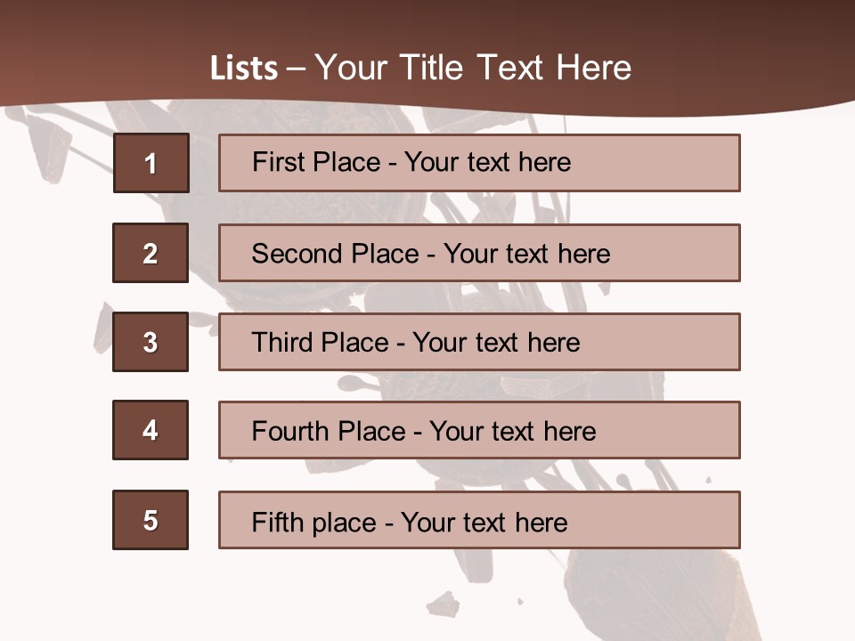 Scoop Tea Snack PowerPoint Template