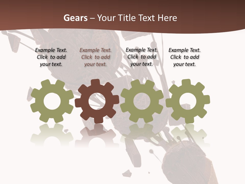 Scoop Tea Snack PowerPoint Template