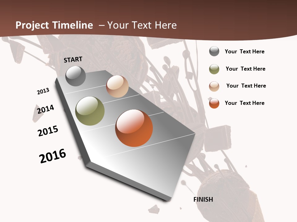 Scoop Tea Snack PowerPoint Template