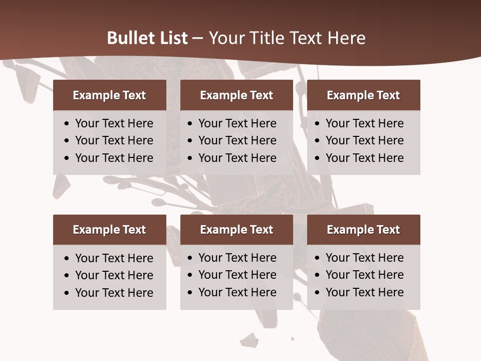 Scoop Tea Snack PowerPoint Template