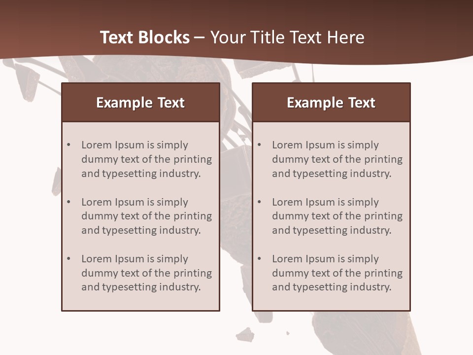 Scoop Tea Snack PowerPoint Template