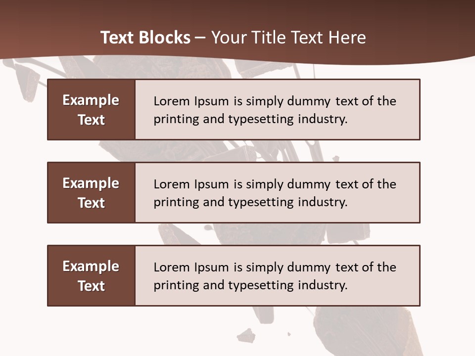 Scoop Tea Snack PowerPoint Template