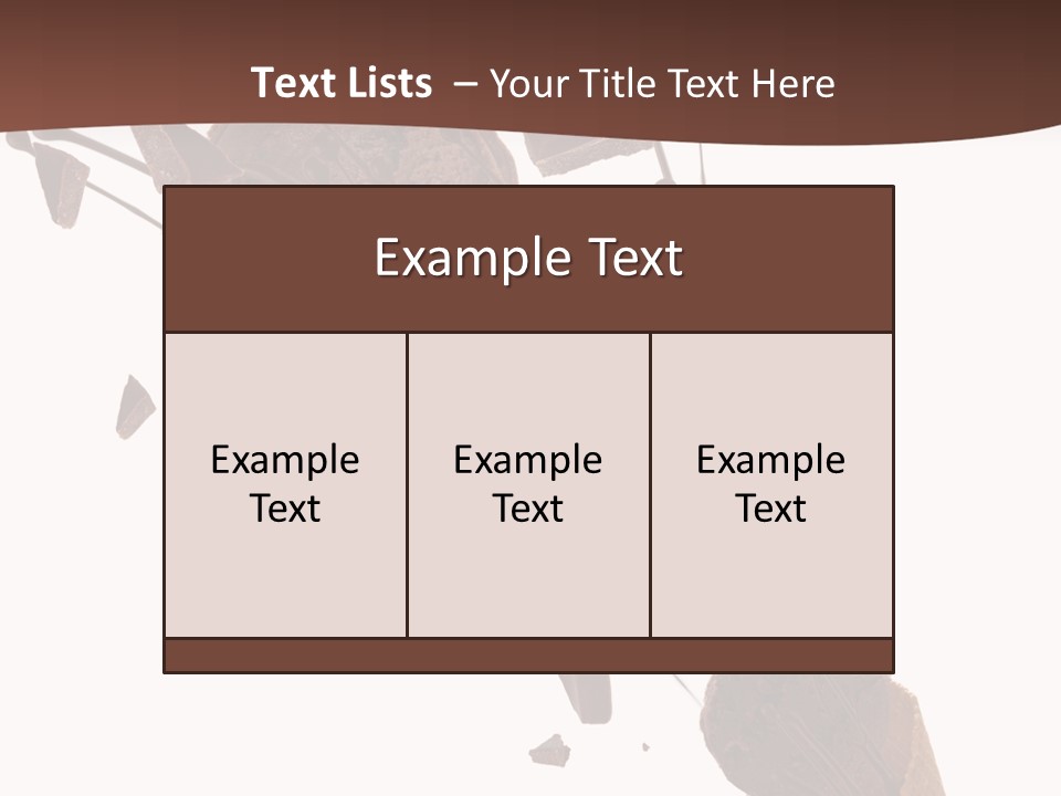 Scoop Tea Snack PowerPoint Template