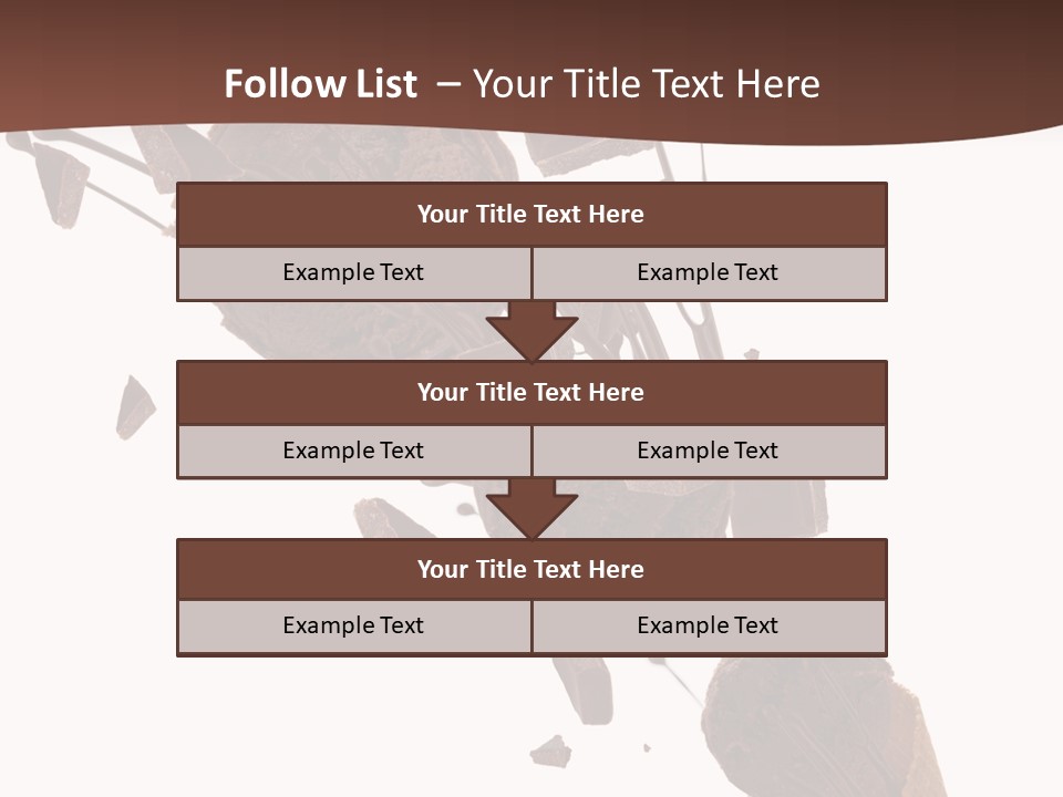 Scoop Tea Snack PowerPoint Template