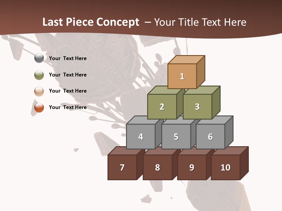 Scoop Tea Snack PowerPoint Template