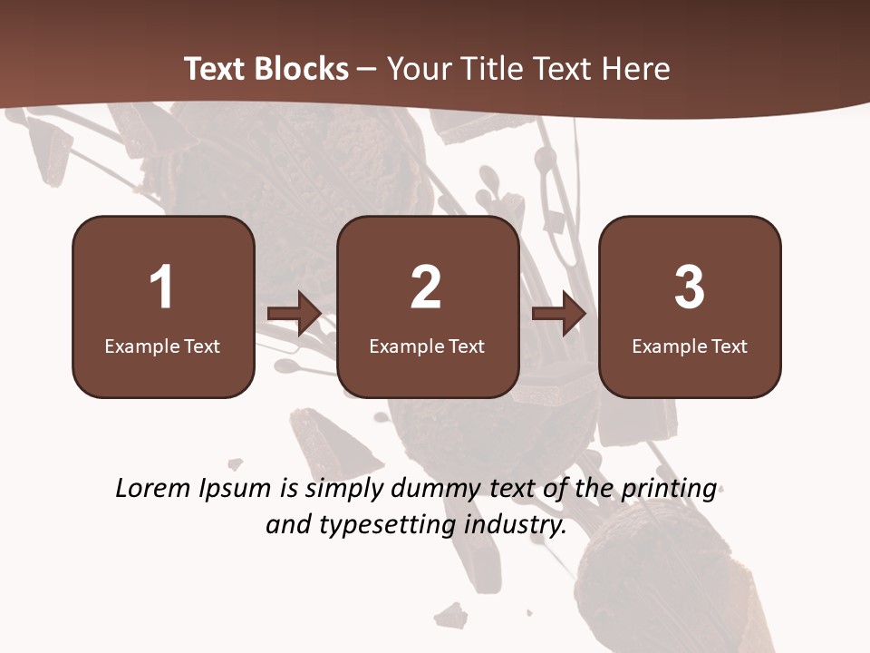 Scoop Tea Snack PowerPoint Template
