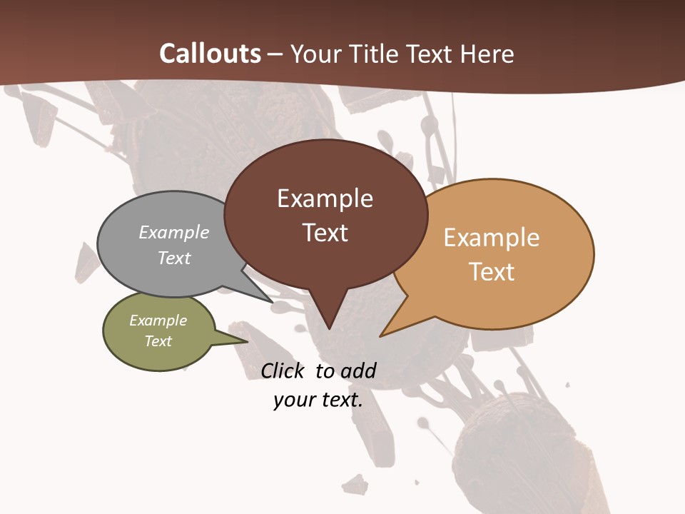 Scoop Tea Snack PowerPoint Template