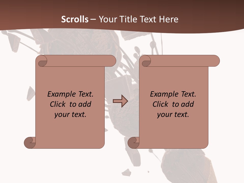Scoop Tea Snack PowerPoint Template