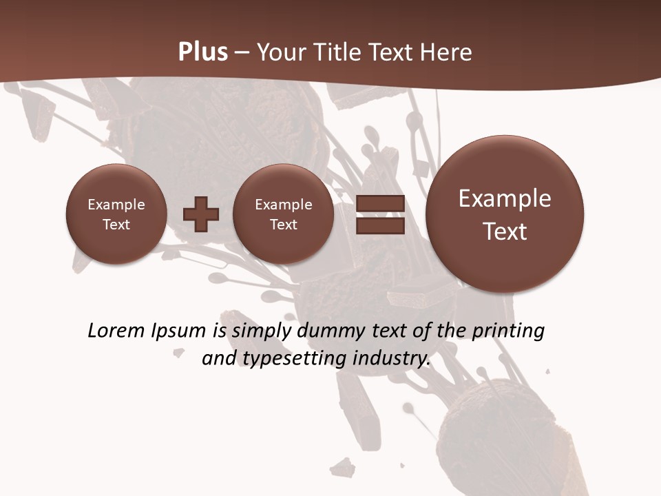 Scoop Tea Snack PowerPoint Template