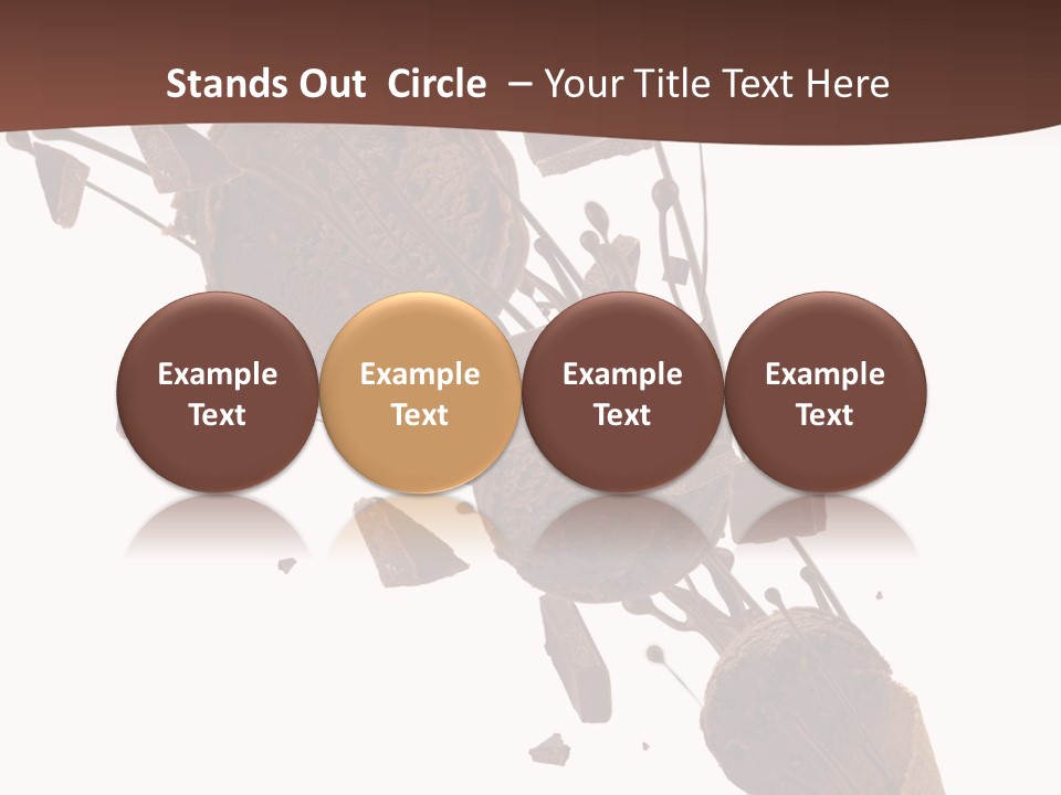 Scoop Tea Snack PowerPoint Template