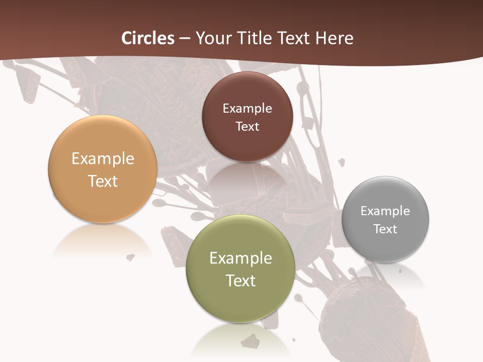 Scoop Tea Snack PowerPoint Template