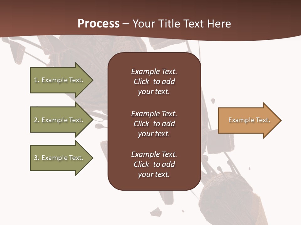 Scoop Tea Snack PowerPoint Template