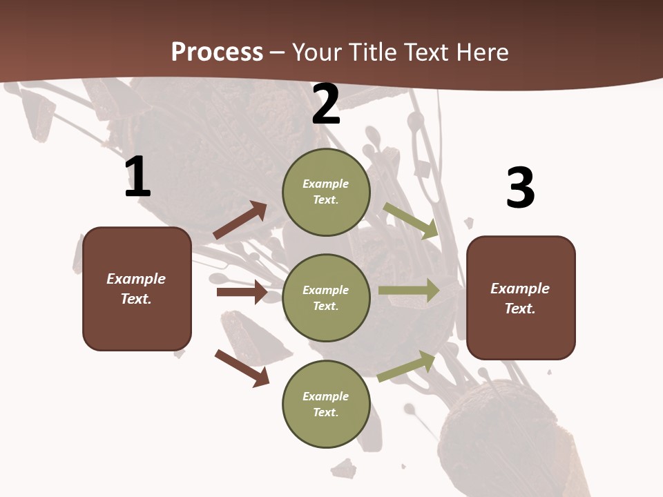Scoop Tea Snack PowerPoint Template