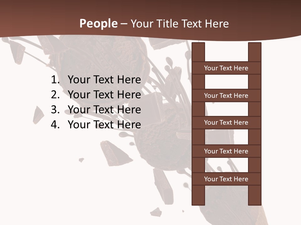 Scoop Tea Snack PowerPoint Template