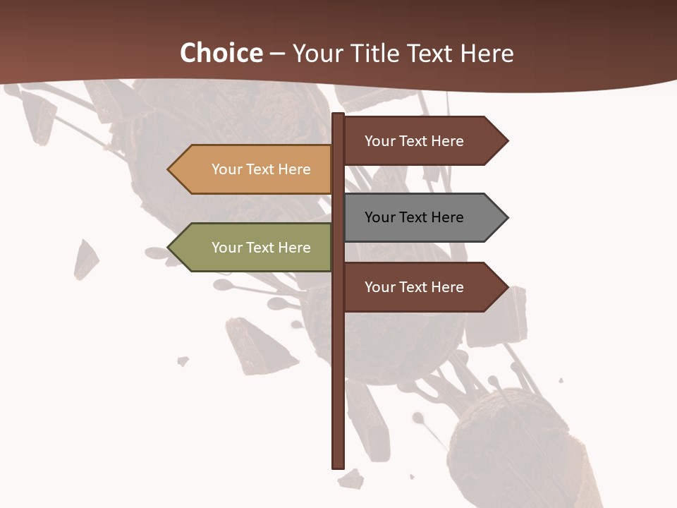 Scoop Tea Snack PowerPoint Template