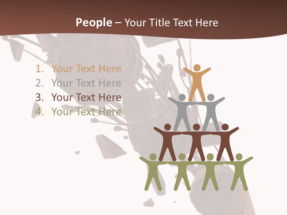 Scoop Tea Snack PowerPoint Template