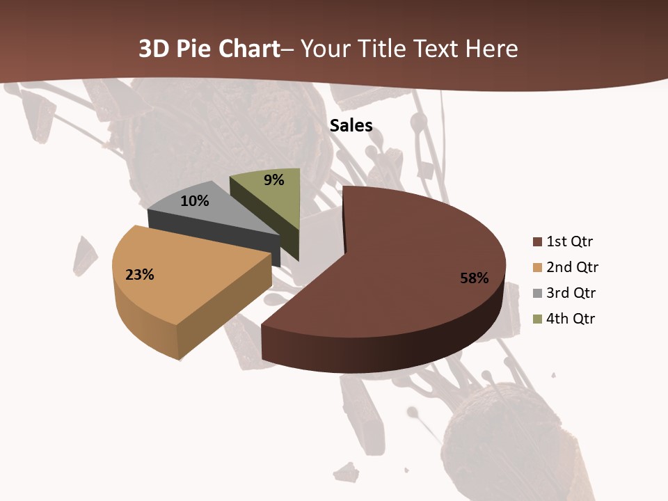 Scoop Tea Snack PowerPoint Template