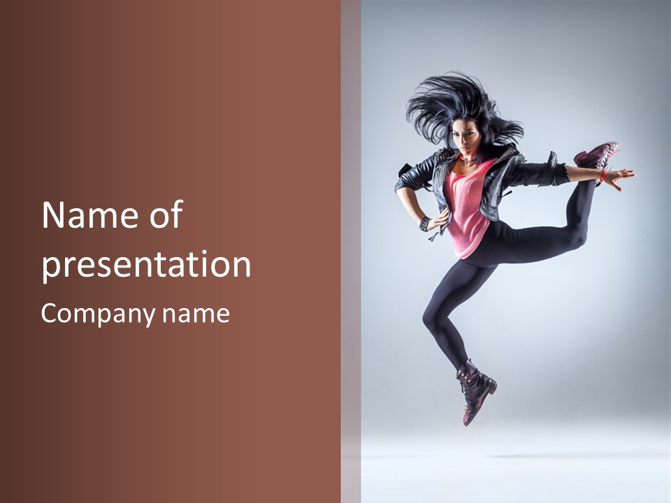 Exercise Dance Flexibility PowerPoint Template