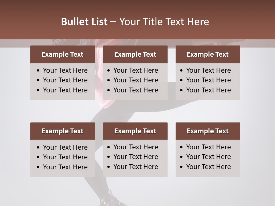 Exercise Dance Flexibility PowerPoint Template