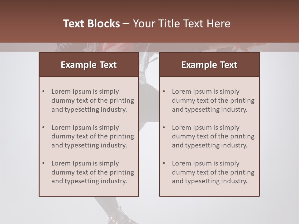 Exercise Dance Flexibility PowerPoint Template