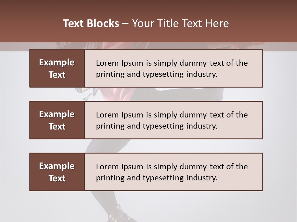 Exercise Dance Flexibility PowerPoint Template