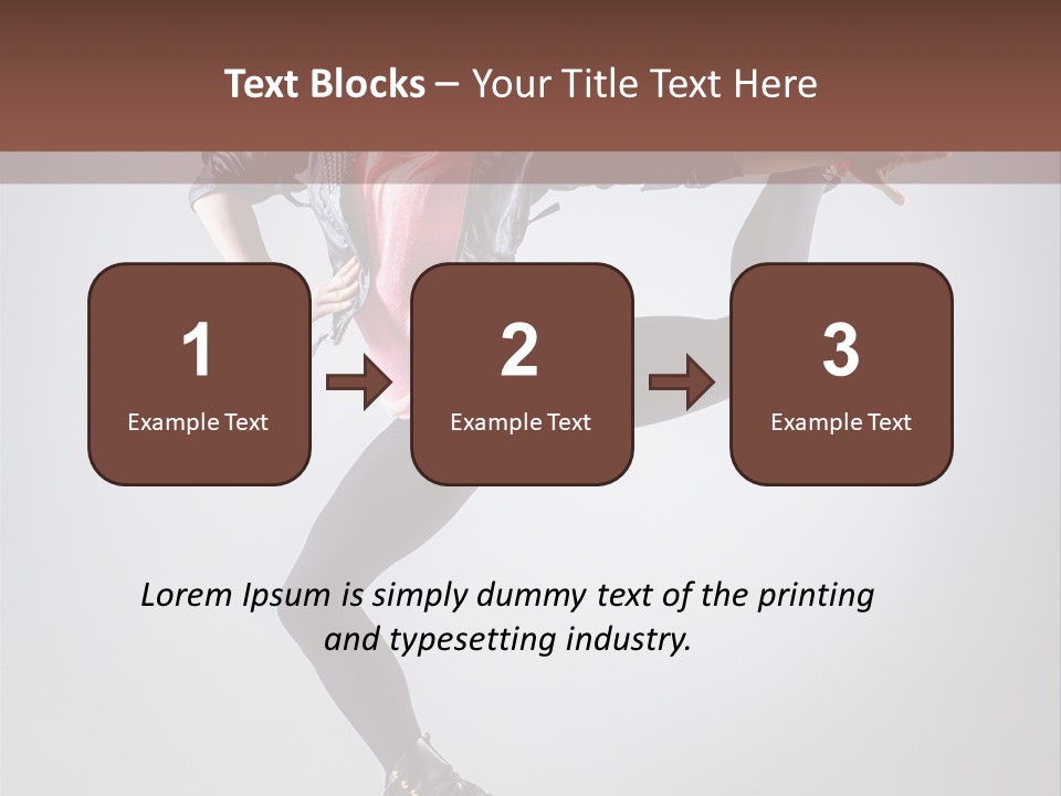 Exercise Dance Flexibility PowerPoint Template