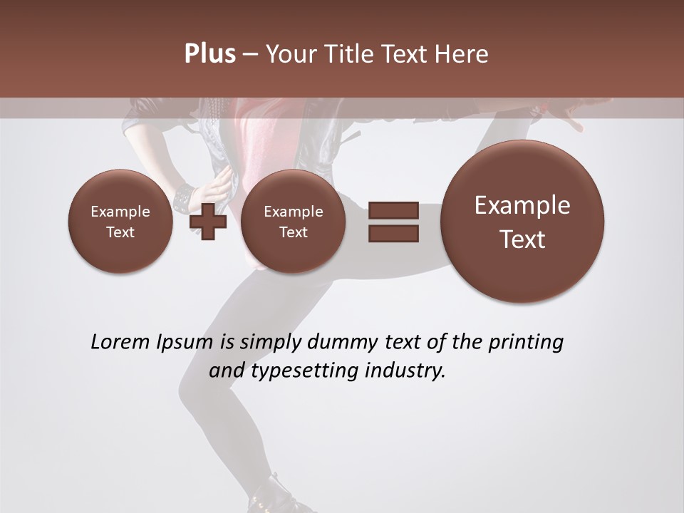 Exercise Dance Flexibility PowerPoint Template