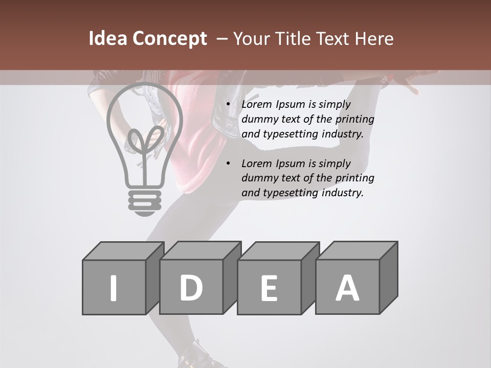 Exercise Dance Flexibility PowerPoint Template