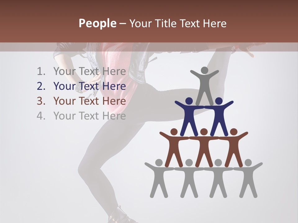 Exercise Dance Flexibility PowerPoint Template