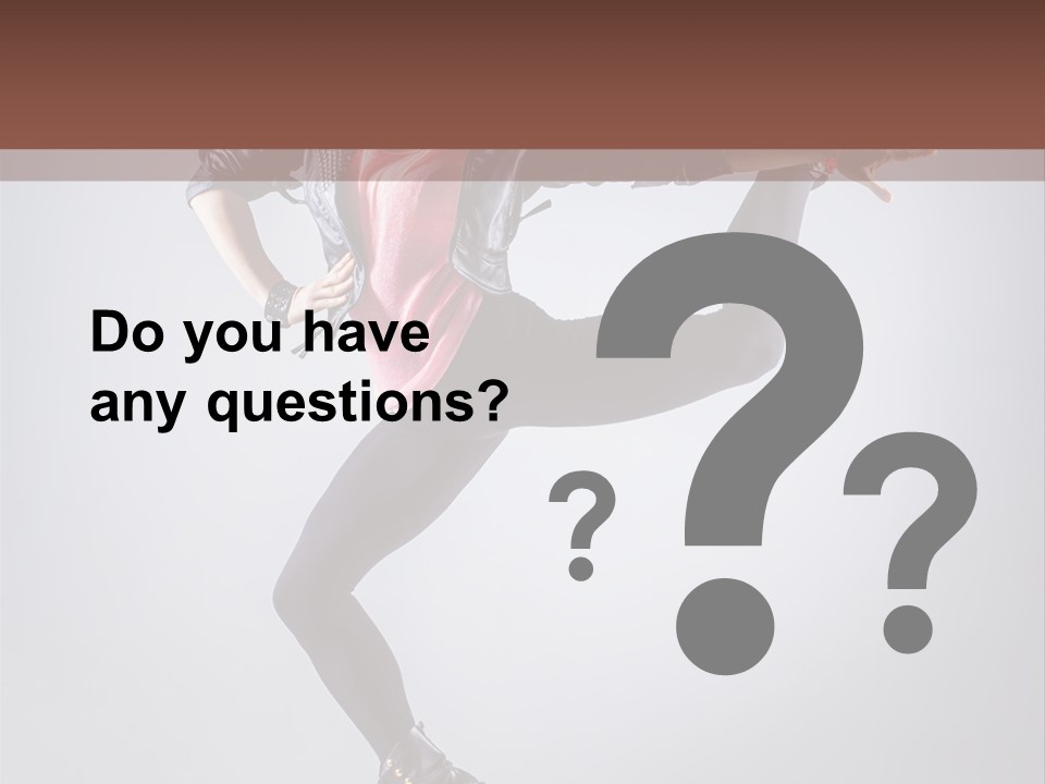 Exercise Dance Flexibility PowerPoint Template