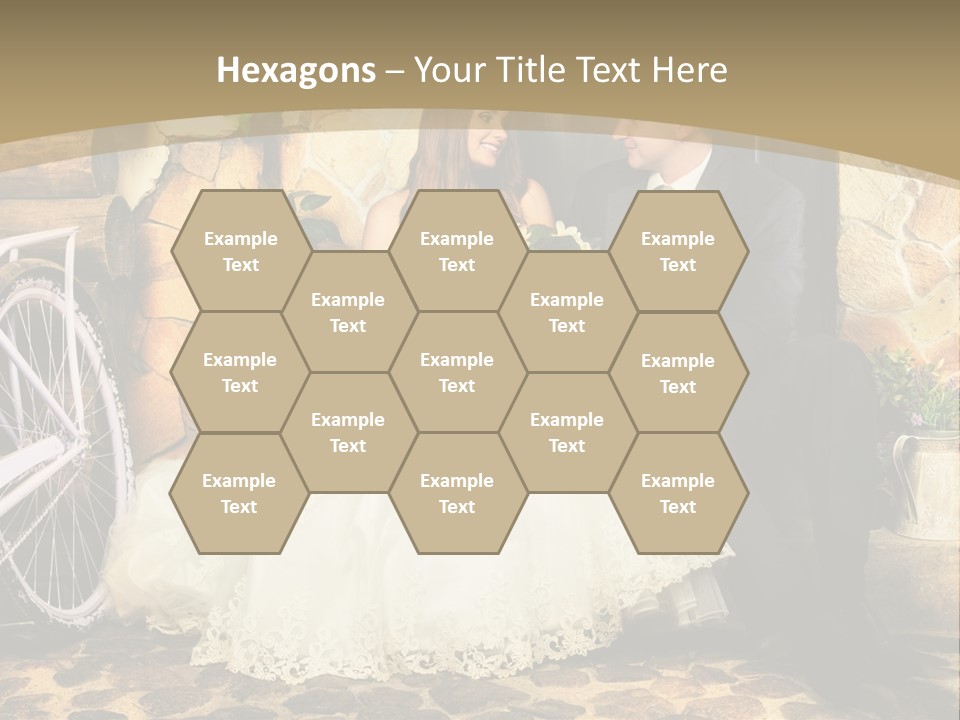 Married Dress Lady PowerPoint Template