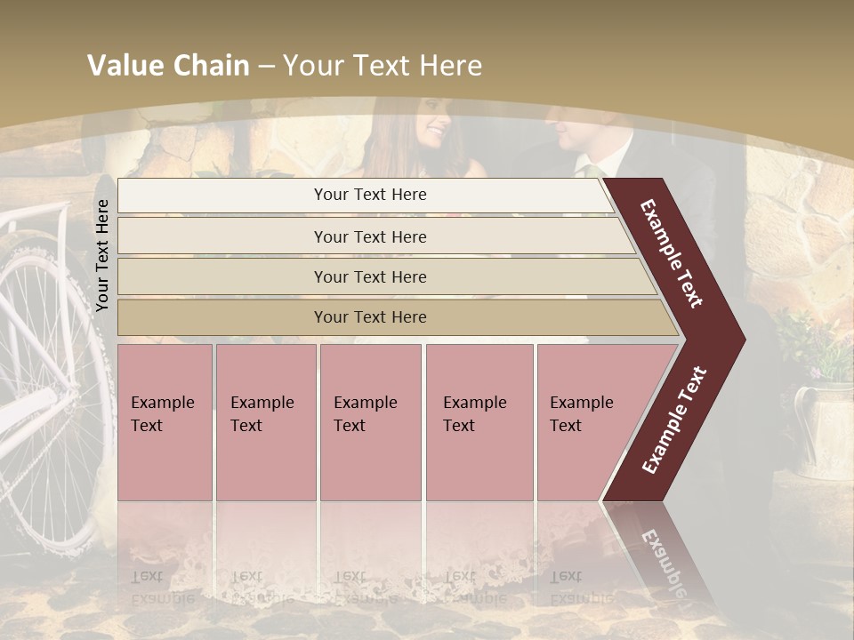 Married Dress Lady PowerPoint Template