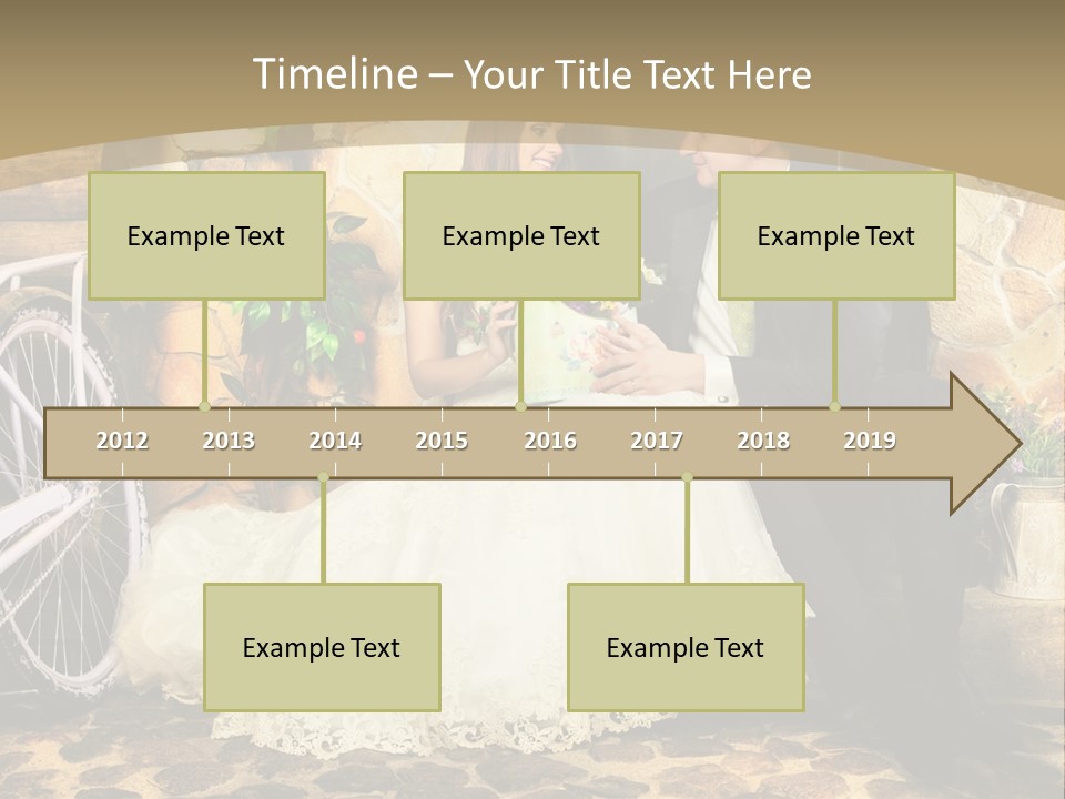 Married Dress Lady PowerPoint Template