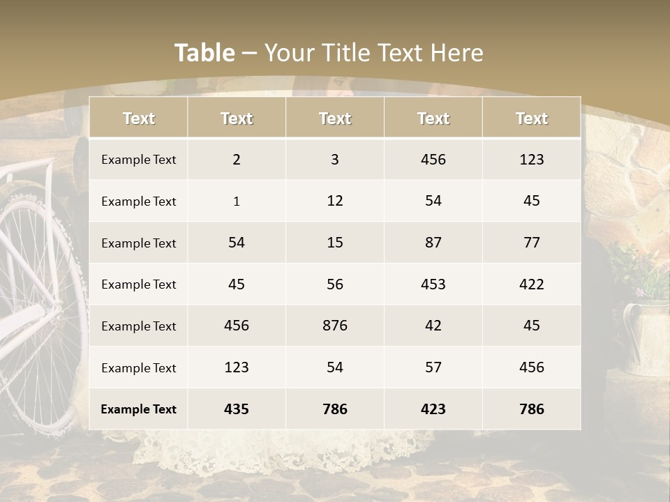 Married Dress Lady PowerPoint Template