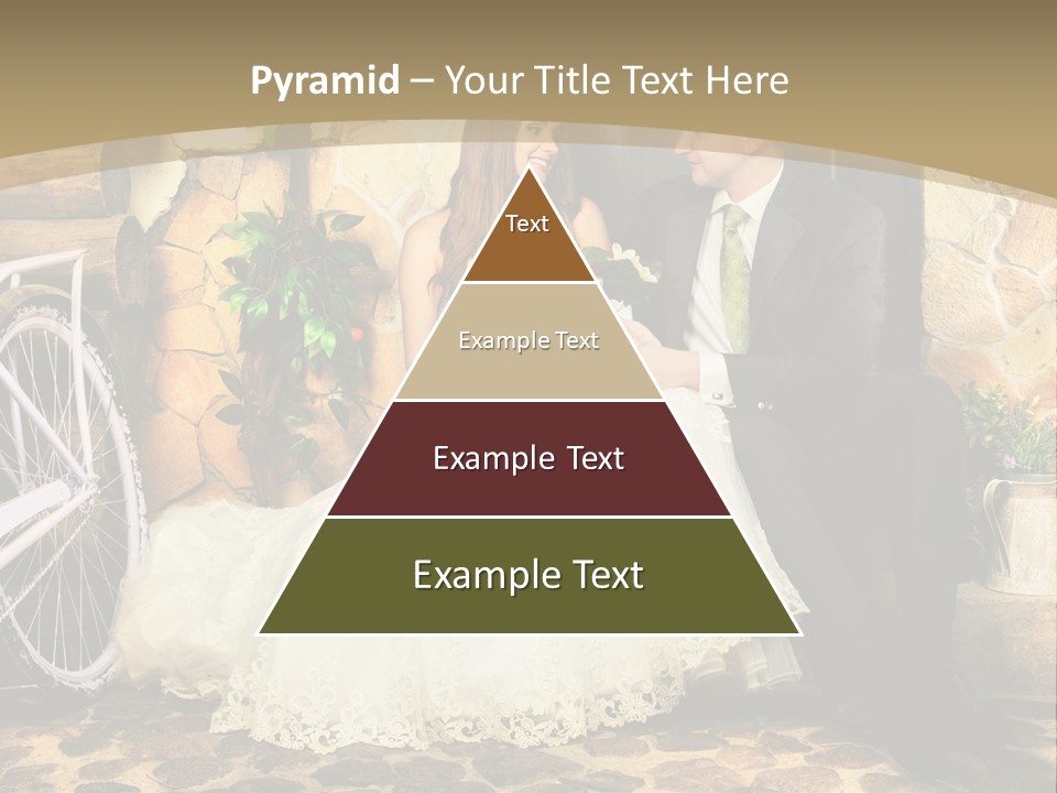 Married Dress Lady PowerPoint Template