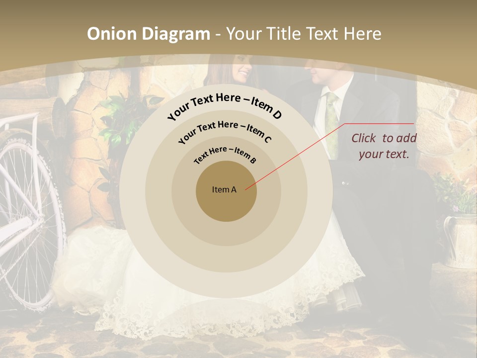 Married Dress Lady PowerPoint Template