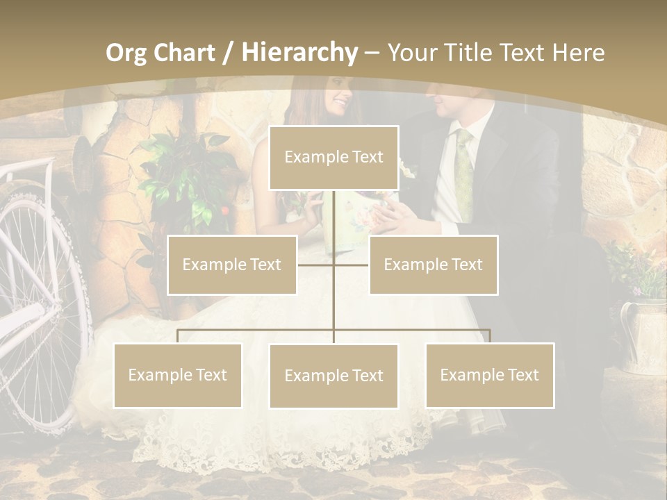 Married Dress Lady PowerPoint Template