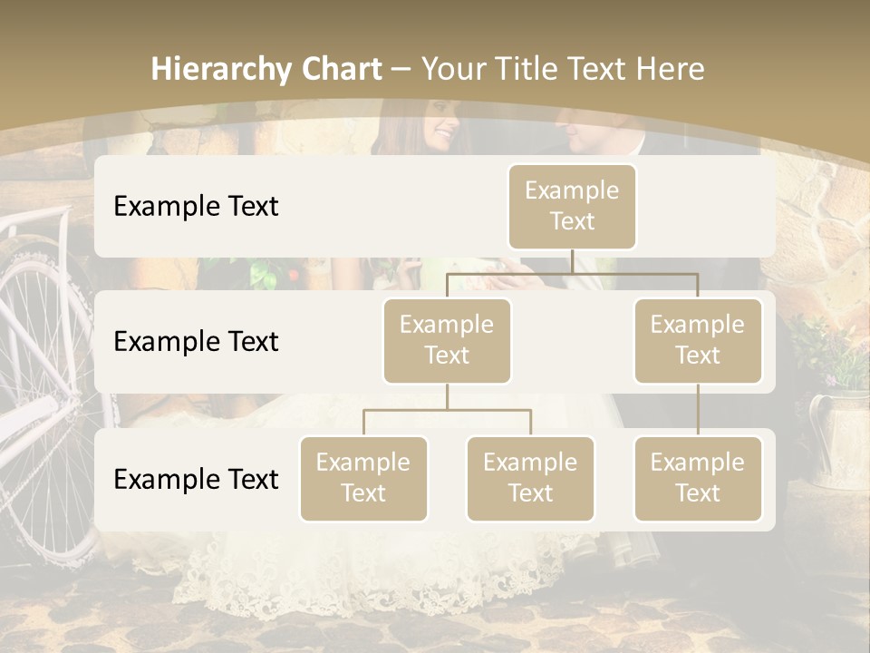 Married Dress Lady PowerPoint Template