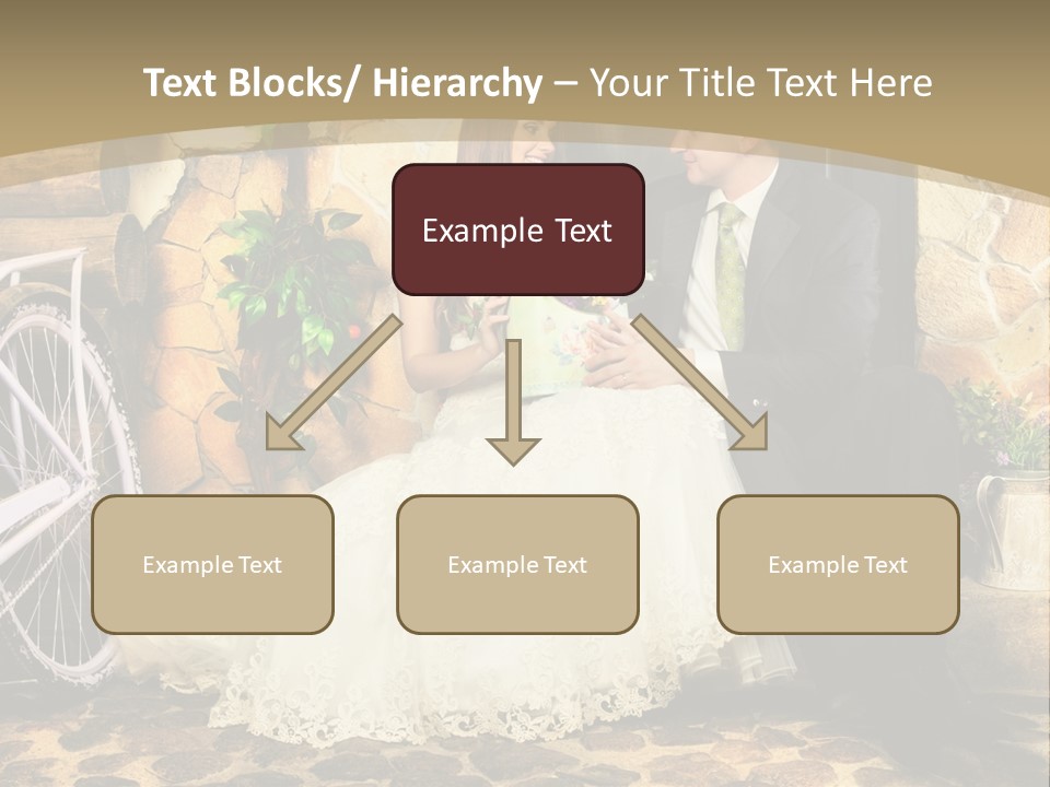 Married Dress Lady PowerPoint Template