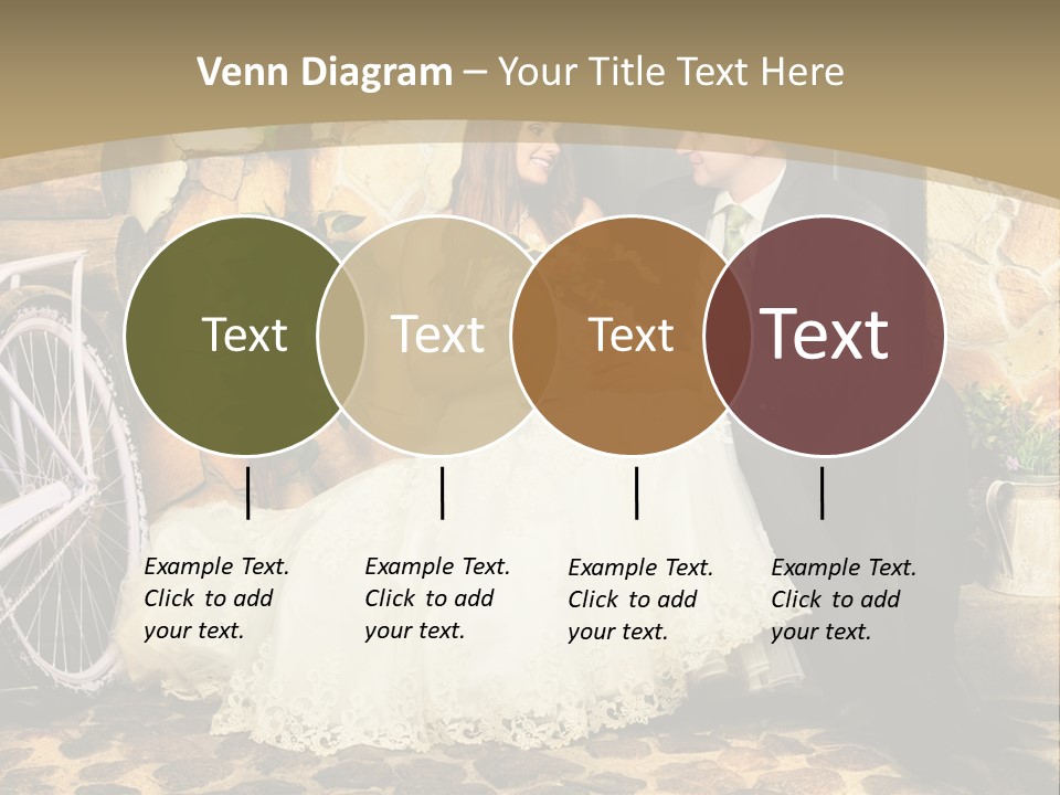 Married Dress Lady PowerPoint Template