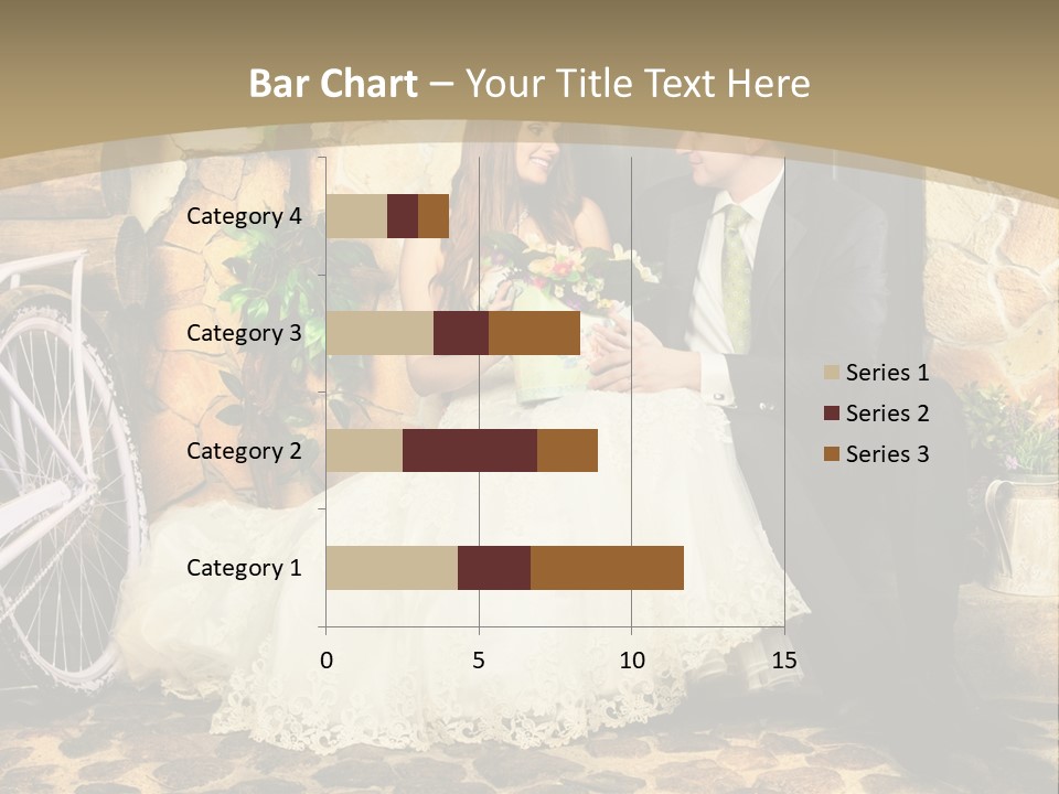 Married Dress Lady PowerPoint Template