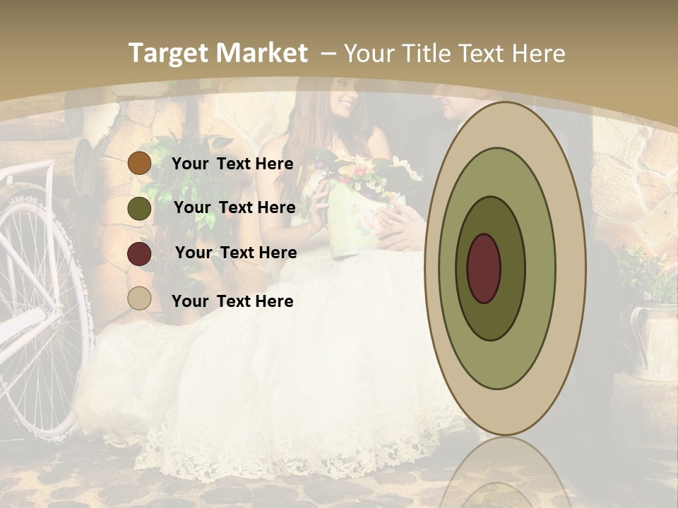 Married Dress Lady PowerPoint Template