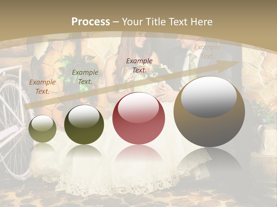 Married Dress Lady PowerPoint Template