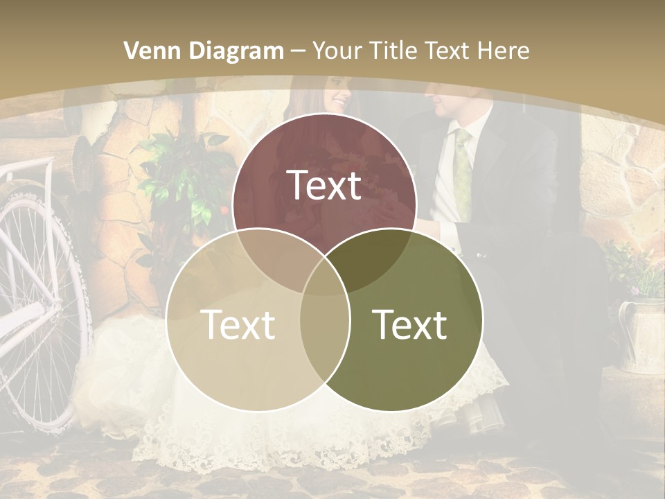 Married Dress Lady PowerPoint Template