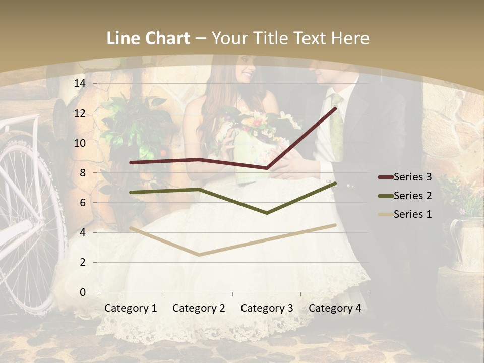 Married Dress Lady PowerPoint Template