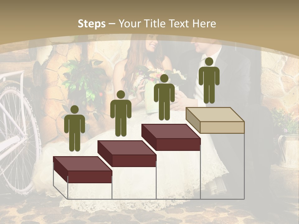 Married Dress Lady PowerPoint Template